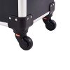 Professional Rolling Cosmetic Travel Organizer With Mirror