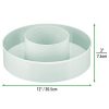 mDesign Plastic Spinning Lazy Susan Round Turntable Storage Tray
