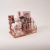 Rosework Rose Gold Makeup Organizer For Vanity- Iron