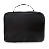 Dark Brown Gradient Triangle Mosaic Cosmetics Bag