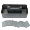 Portable Makeup Organizer Caddy Tote Divided Basket Bin with Handle
