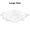 Benbilry Clear Makeup Organizer Tray