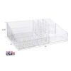 Stackable Cosmetic Organizer Drawers and Cosmetic and Makeup Palette