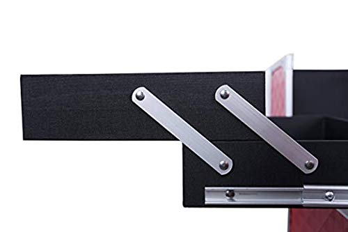 31yy5c0I1SL.SL1500 Rolling Cosmetic Travel Storage With Folding Trays and Drawer