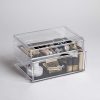 BINO 2 Drawer Acrylic Jewelry and Makeup Organizer