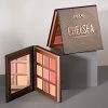 Highlighters and Blushers in Rose Gold Pippa of London Chelsea Make Up Palette