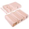 Packing Cube Set for Women - 6 Pieces with Shoe Bag, Simplifies Packing, Fits in Carry-On Suitcase or Backpack, 3 Different Sizes.