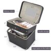 Makeup Case, Makeup Train Case with Mirrors