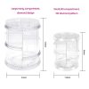 Makeup Organizer Rotation 360 Degree,7 Layers Adjustable