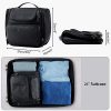 Hanging Toiletry Bag is a large, leather travel organizer