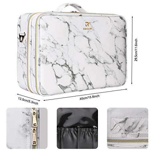 Relavel Marble Cosmetic Bag Large Size