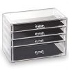 BINO 4 Drawer Acrylic Jewelry and Makeup Organizer