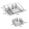 2 Pack Clear Makeup Organizer Lipstick Organizer