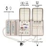 Teamoy Travel Jewelry Roll, Jewelry Storage Bag Organizer