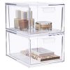 Stackable Cosmetic Organizer Drawers and Cosmetic and Makeup Palette