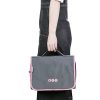 Hanging Journey Toiletry Bag: Your Portable Beauty Organizer in Gray+Pink"