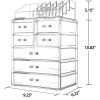 InnSweet Acrylic Makeup Organizer Cosmetic Storage Drawers