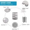 360 Degree Rotation Makeup Organizer Gray - Your Stylish Storage Solution