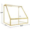 InnSweet Glass Makeup Organizer, Large Cosmetic Display Cases
