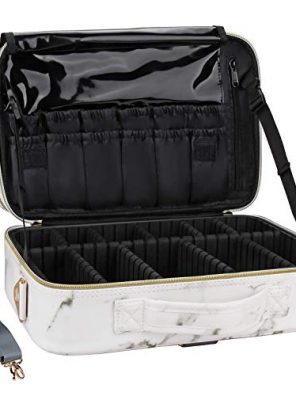 Relavel Marble Makeup Bag Small Cosmetic bag Travel