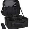 Makeup Organizer Bag, Relavel Makeup Case Leather