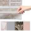 Makeup and Jewelry Storage Case Organizer Display Set