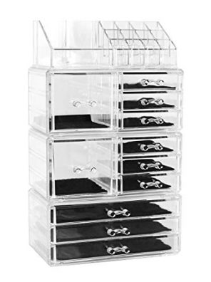Unique Home Acrylic Jewelry and Cosmetic Storage
