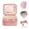 10-Inch Pink Makeup Bag – Compact & Elegant Travel Organizer