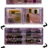 Sorbus Cosmetic Makeup and Jewelry Storage Case
