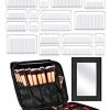 Kootek 2-Layers Travel Makeup Bag and 28 Pcs