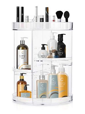 Spinning 360 Rotating Makeup Organizers and Storage