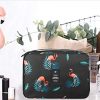 Floral Elegance on the Go: Journey Toiletry Bag - Perfect Waterproof Companion for Women
