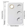 KissDate Makeup Palette 6x4inch Stainless Steel