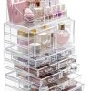 Makeup and Jewelry Storage Case Tower Display Organizer