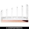mDesign Plastic Makeup Organizer for Bathroom Countertops