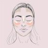 Bright Contour Highlight Blush Makeup Palette