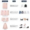 Packing Cube Set for Women Fits in Carry-On Suitcase