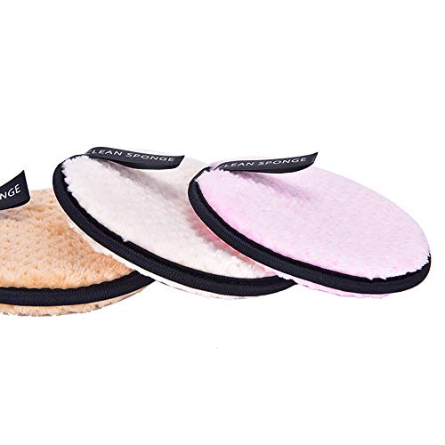 41KqaZ4gqNL.SL1500 Makeup Remover Pads, Reusable Washable Face Cleaning Cloths