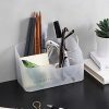 White Makeup Organizer for Desk