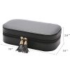 Chic and Compact: Small Black Jewelry Box for Women On-the-Go