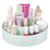 mDesign Plastic Spinning Lazy Susan Round Turntable Storage Tray
