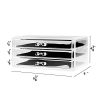Acrylic Jewelry and Cosmetic Storage Makeup Organizer Set