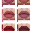 6Pcs Matte Liquid Lipstick Set