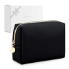 Small Makeup Bag for Purse PU Vegan Leather