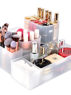 Syntus Bathroom Drawer Organizer, 5 Pieces Makeup Organizer