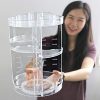 Exceleor 360 Makeup Rotating Organizer Clear Acrylic