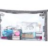 3-Piece Makeup Bag Set for Women – Ideal for Purse, Travel, and Organized Beauty Essentials in Stylish Grey
