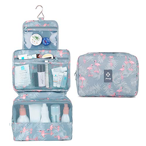 41PtqjxYDdL._SL500_ Hanging Travel Toiletry Bag Cosmetic Make up Organizer