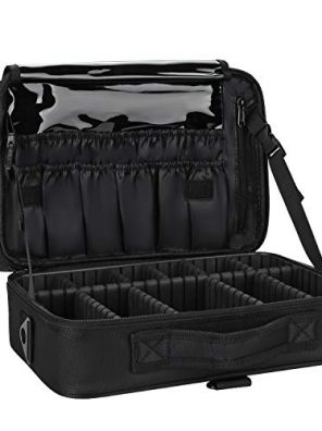 Relavel Makeup Bag Travel Makeup Train Case
