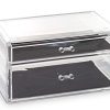 BINO 2 Drawer Acrylic Jewelry and Makeup Organizer